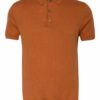 Strokesman's Strick-Poloshirt braun