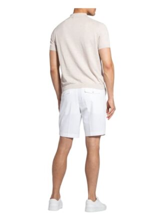 Strokesman's Strick-Poloshirt weiss