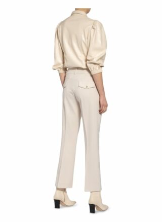 Summum Woman Bluse In Lederoptik beige