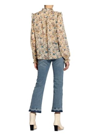 Summum Woman Bluse Mit Glitzergarn beige