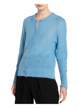 Summum Woman Strickjacke Mit Alpaka blau