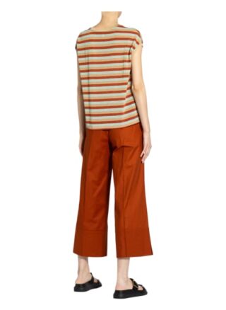 Summum Woman Stricktop Mit Glanzgarn braun