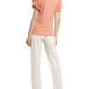Summum Woman T-Shirt Aus Leinen rosa