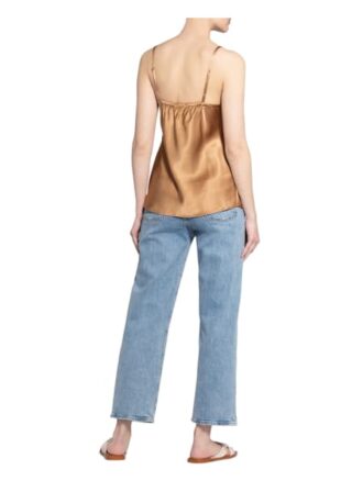 Summum Woman Top Mit Spitzenbesatz beige