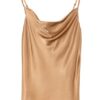 Summum Woman Top Mit Spitzenbesatz beige