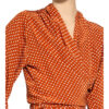 Summum Woman Wickelbluse braun