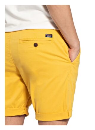 Superdry Chino-Shorts gelb
