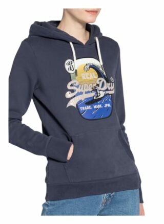 Superdry Hoodie Itago blau