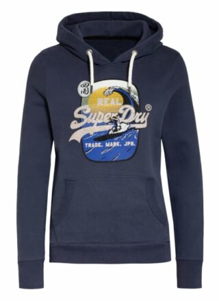 Superdry Hoodie Itago blau