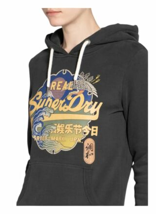 Superdry Hoodie Itago schwarz