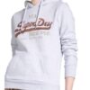 Superdry Hoodie Mit Paillettenbesatz grau