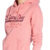 Superdry Hoodie Mit Paillettenbesatz rosa