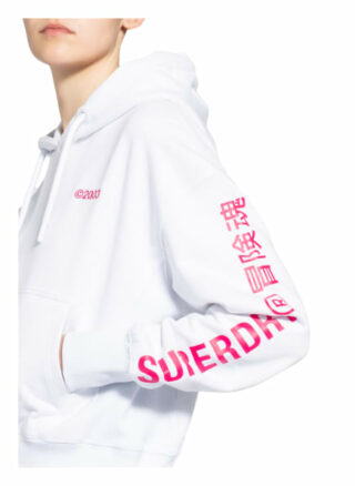 Superdry Hoodie weiss