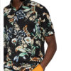 Superdry Kurzarm-Hemd Regular Fit schwarz