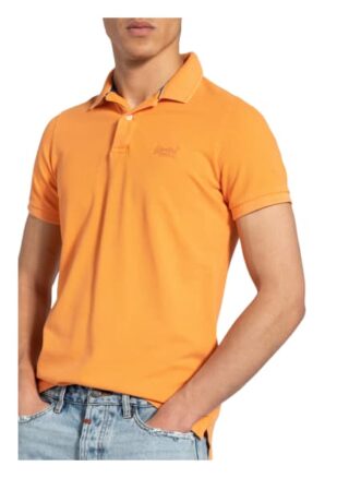 Superdry Piqué-Poloshirt orange