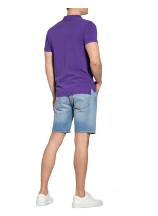 Superdry Piqué-Poloshirt violett