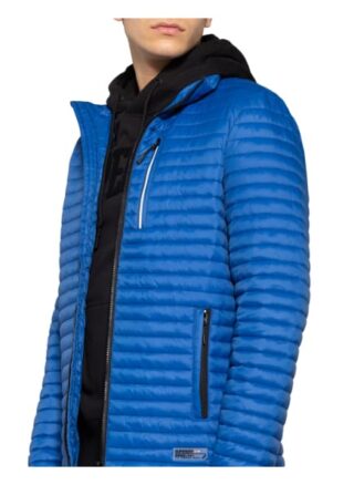 Superdry Steppjacke Herren, Blau