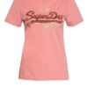 Superdry T-Shirt Mit Paillettenbesatz rosa