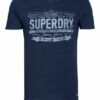 Superdry T-Shirt Herren, Blau