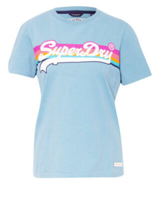 Superdry T-Shirt blau