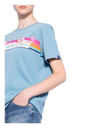 Superdry T-Shirt blau