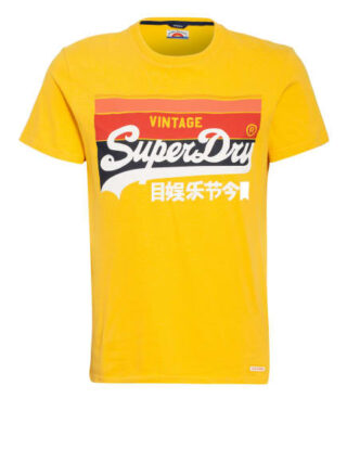 Superdry T-Shirt Herren, Gelb