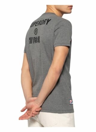 Superdry T-Shirt Herren, Grau