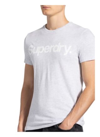 Superdry T-Shirt Herren, Grau