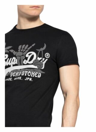 Superdry T-Shirt schwarz