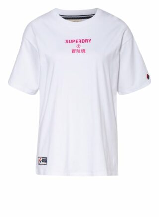Superdry T-Shirt weiss