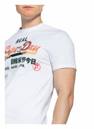Superdry T-Shirt weiss