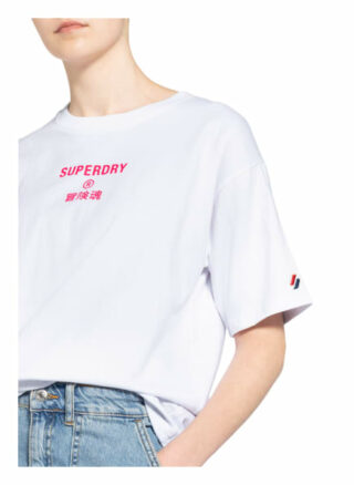 Superdry T-Shirt weiss