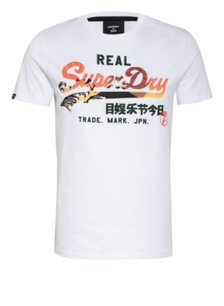 Superdry T-Shirt weiss