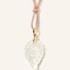 Tamara Comolli Anhänger India Leaf Small Aus 18 Karat Gelbgold Und Perlmutt gold