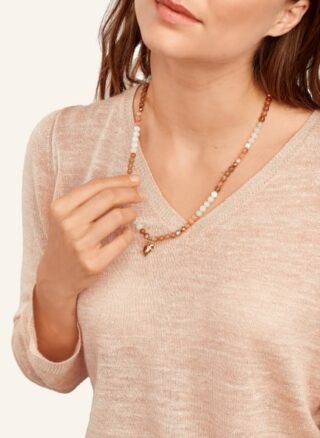 Tamara Comolli Armband India Camel Medium Aus 18 Karat Roségold Und Mondsteinen rosegold
