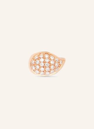 Tamara Comolli Charm Signature Drop Clasp Aus 18 Karat Roségold Mit Diamant Pavé rosegold