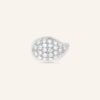 Tamara Comolli Charm Signature Drop Clasp Aus 18 Karat Weißgold Mit Diamant Pavé silber