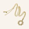 Tamara Comolli Halskette Gypsy Sun Aus 18 Karat Gelbgold Mit Edelsteinen gold