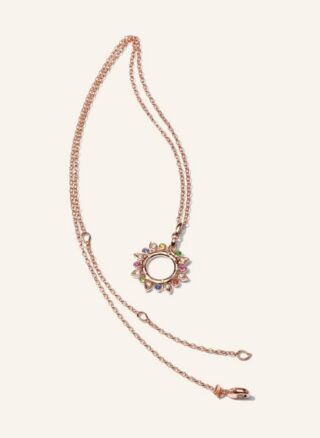 Tamara Comolli Halskette Gypsy Sun Aus 18 Karat Roségold Mit Edelsteinen rosegold