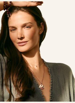Tamara Comolli Halskette Sand Dollar Aus 18 Karat Roségold Mit Saphiren Und Rubinen rosegold