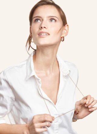 Tamara Comolli Ohrringe Gypsy Creole Large Aus 18 Karat Gelbgold Mit Diamant Pavé gold