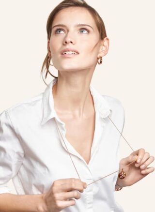 Tamara Comolli Ohrringe Gypsy Creole Large Aus 18 Karat Roségold Mit Diamant Pavé rosegold