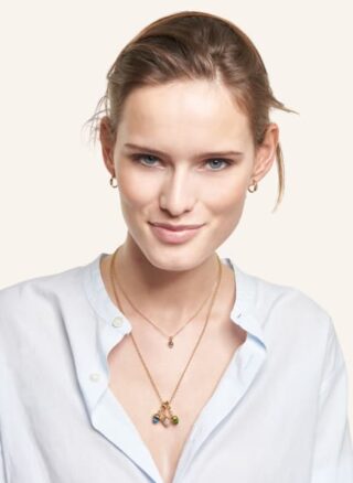Tamara Comolli Ohrringe Gypsy Creole Small Aus 18 Karat Roségold Mit Diamant Pavé rosegold