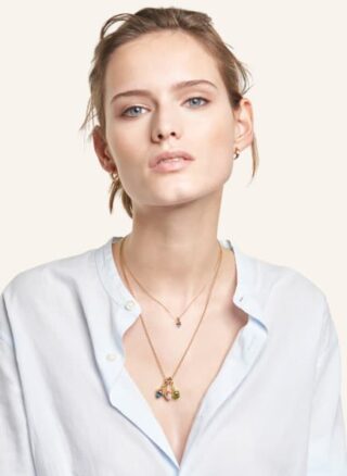 Tamara Comolli Ohrringe Gypsy Creole Small Aus 18 Karat Roségold Mit Diamant Pavé rosegold