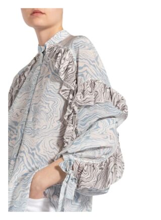 Ted Baker Blusenshirt Mit Volants blau