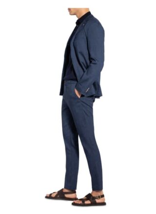 Ted Baker Chino Yucctro Slim Fit Mit Leinen blau