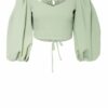 Ted Baker Cropped-Shirt Jordern blau