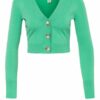 Ted Baker Cropped-Strickjacke Appill gruen