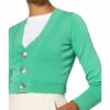 Ted Baker Cropped-Strickjacke Appill gruen