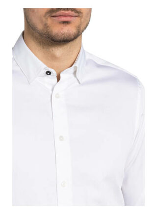 Ted Baker Bobcut Casual-Hemd Herren, Weiß